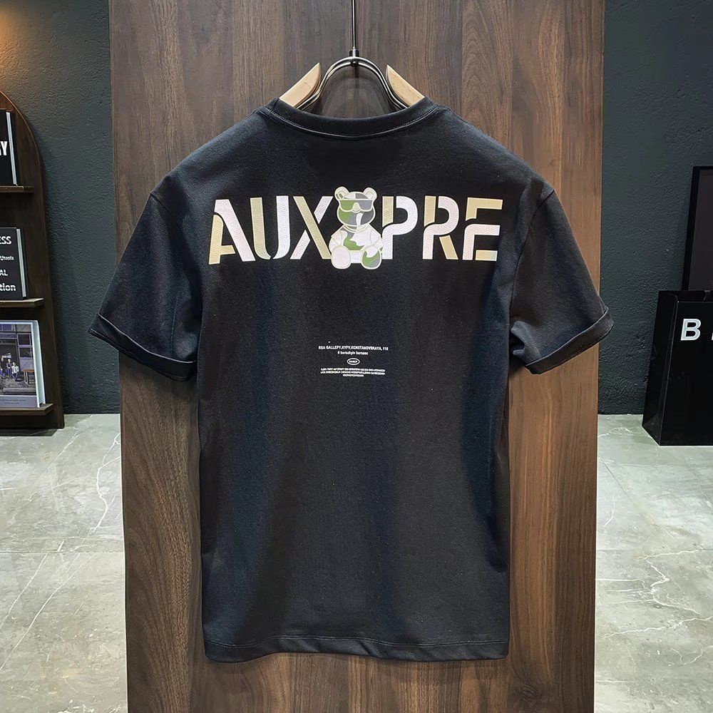 VANS Áo Thun 100% Cotton oversize Họa Tiết Gấu Ngắn Tay Thời Trang Mùa Hè Dành Cho Nam