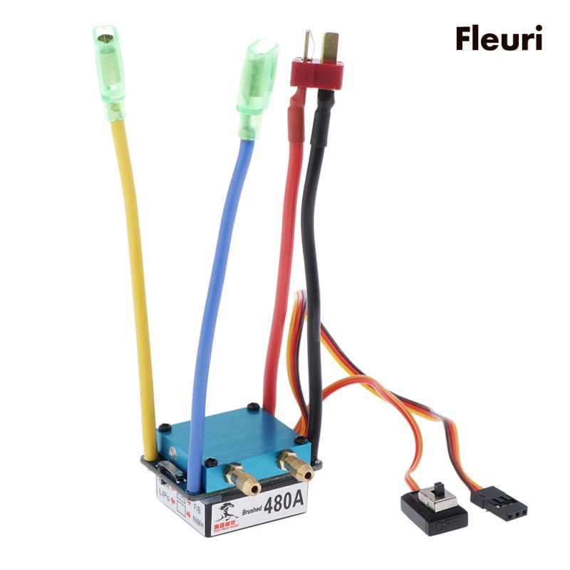 Bộ điều chỉnh điện ESC chải 480A 3A cho phụ tùng thuyền RC