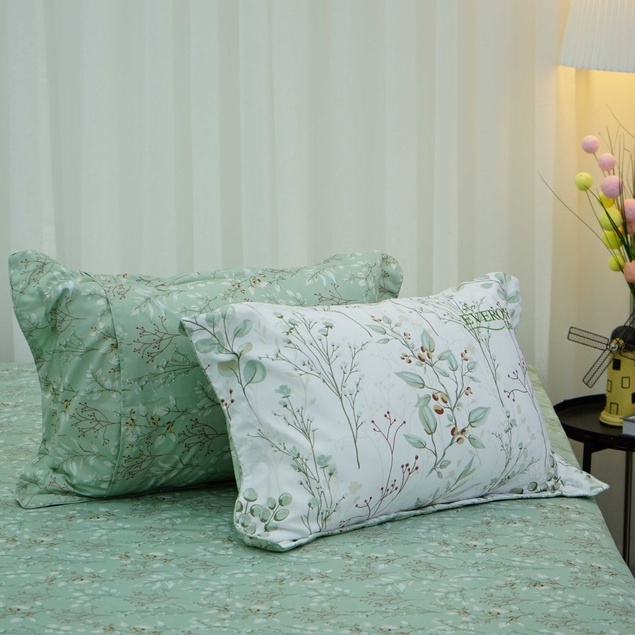 Bộ ga giường Everon Lite chất vải microfiber ELM 208 (4 món, không bao gồm chăn) | BigBuy360 - bigbuy360.vn