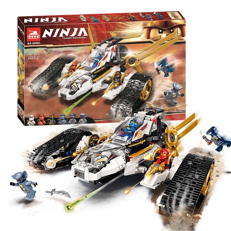 Mẫu Lắp Ráp mô hình 60081 Ninjago Ultra Sonic Raider Car
