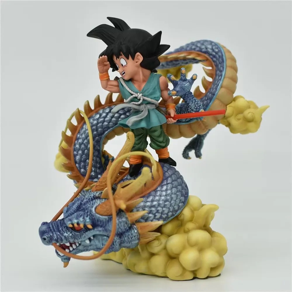 Super Saiyan GK Shenlong Tạm biệt Goku Tượng cảnh Mô hình trang trí Hình nhân đóng hộp
