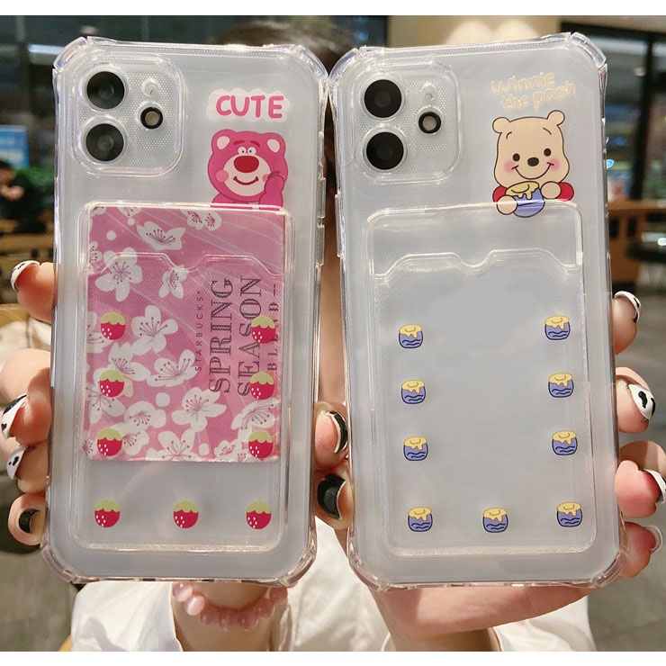 Ốp lưng iphone trong túi đựng gấu cute 6/6s/6plus/6splus/7/7plus/8/8plus/xs/11/12/13/14/Pro/Plus/Promax TT31