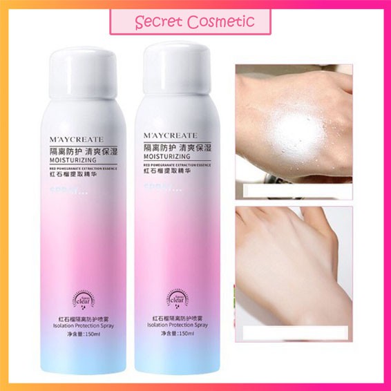 💛 Freeship Xtra 💛 Xịt Chống Nắng Trắng Da MayCreata 150ml
