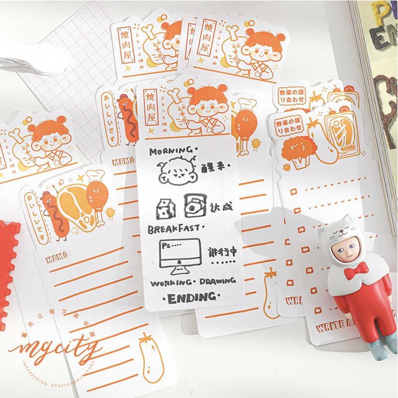 Tập 15 tờ giấy ghi chú note đáng yêu