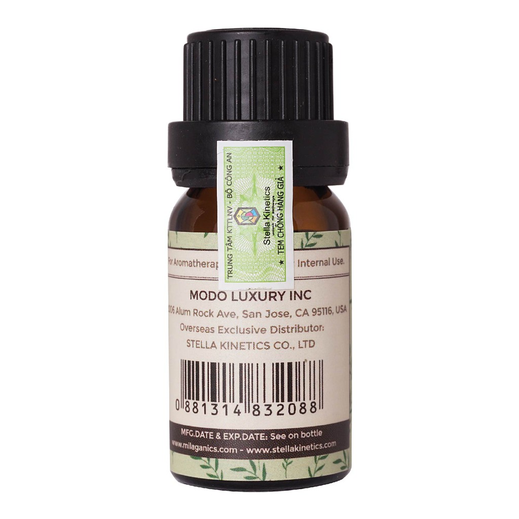 Tinh Dầu Tràm Trà Nguyên Chất Thơm Phòng, Đuổi Muỗi, Giảm Stress MILAGANICS 10ml (Chai)