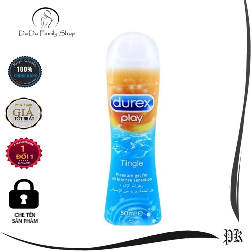 [ Mát Lạnh ] Gel Bôi Trơn Durex Play Tingling 100ml bạc hà mát lạnh ( Chính Hãng )