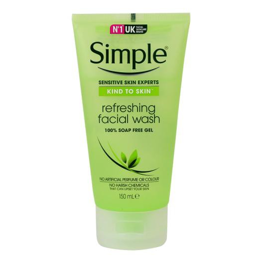 [Bill Anh][Mẫu Mới] Sữa rữa mặt dạng gel - Simple Kind To Skin Refreshing Facial Wash Gel | BigBuy360 - bigbuy360.vn