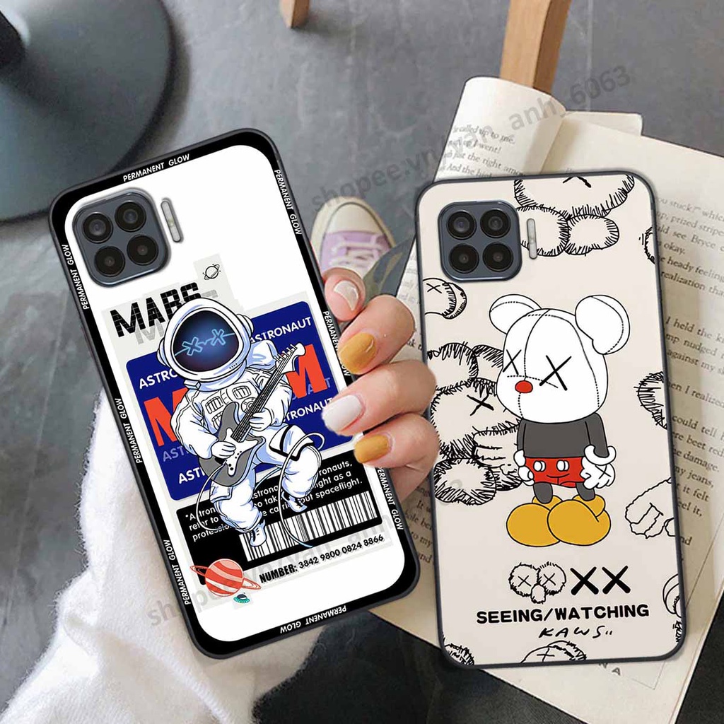 Ốp Oppo A73 / A93 be@r brick mars thời trang, ốp lưng điện thoại viền dẻo siêu chất