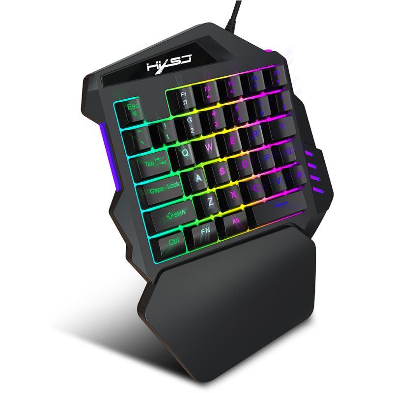 Combo Bàn Phím Và Chuột Gaming Mini 35 Phím Có Dây Usb Cho PC