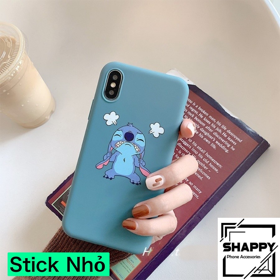 Ốp IPhone TPU Hàn Quốc Hoạ Tiết Gấu Stick Xanh [Shappy Shop] | BigBuy360 - bigbuy360.vn