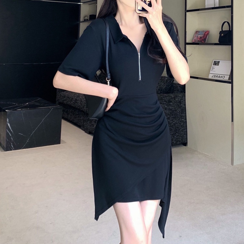Váy cho con bú nhún eo