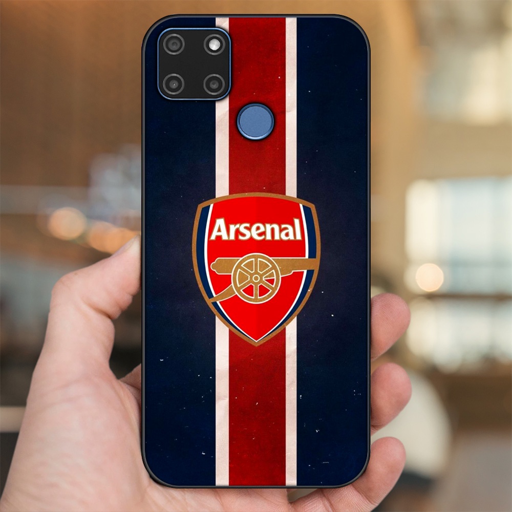 Ốp lưng Realme C12, C21Y viền đen in hình Arsenal FC