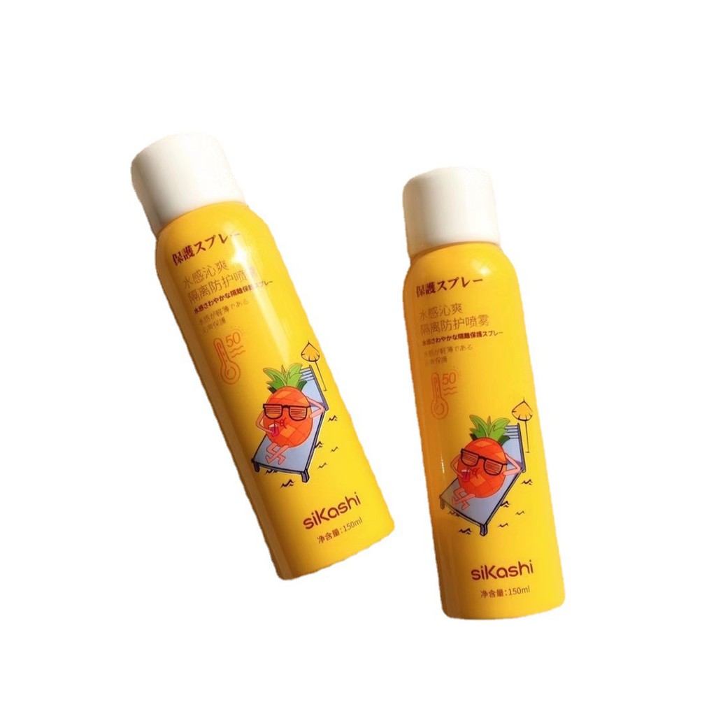 Xịt chống nắng Sikashi 50+ chống tia cực tím lọ vàng | BigBuy360 - bigbuy360.vn