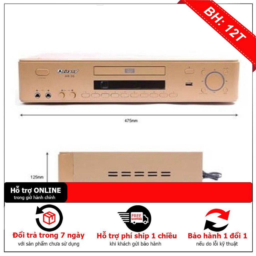 [ Giảm giá 10%] Combo Amply Arirang SPA-306XG Digital + Đầu karaoke Arirang AR-36 (kèm 2 micro) - hàng chất lượng