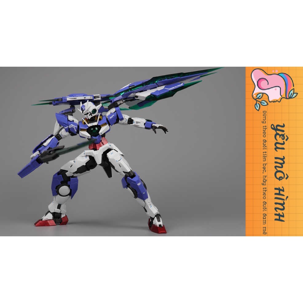 Gundam MG QanT Full Saber Metal Build Tặng kèm Decal nước và Base trưng bày