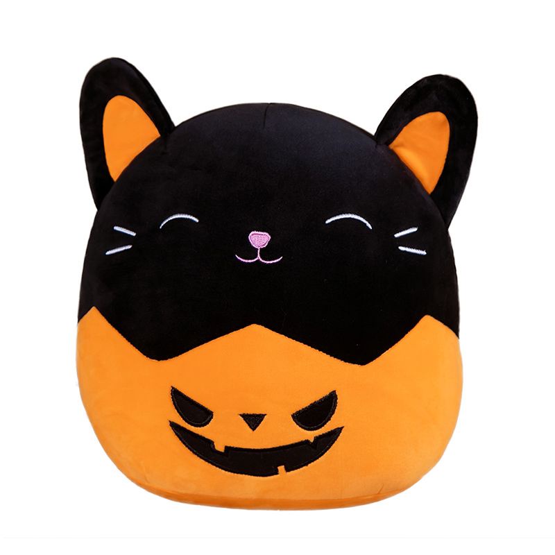 Halloween Pumpkin Bat Plush Toy Creative Bat Pumpkin Stuffed Doll Halloween Home Decoration Kids Birthday Toys Gifts