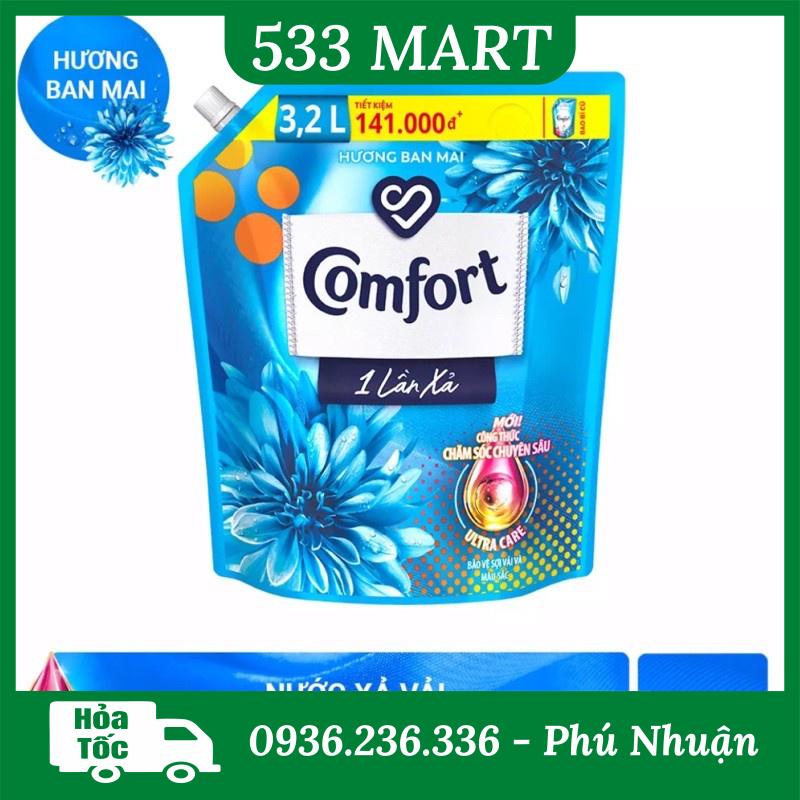 Nước xả vải Comfort túi 3.2L (đủ mùi hương)