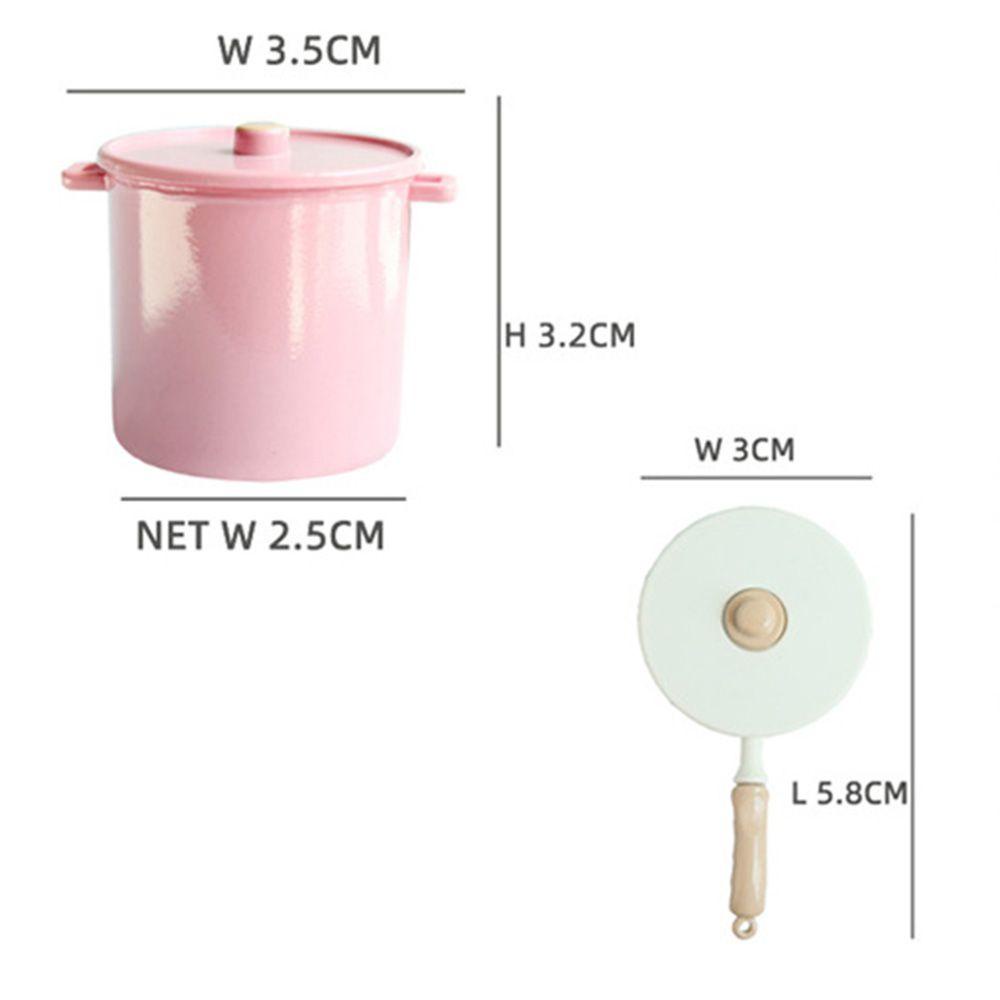 Nồi Nấu Súp Mini Dùng Làm Đạo Cụ Chụp Ảnh Cho Nhà Búp Bê