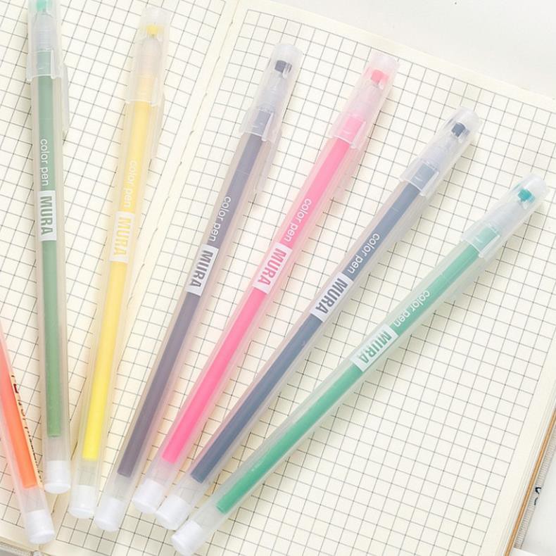 [Mã LIFEBOOK2 giảm 10% đơn 0Đ] Bút gel ngòi 0.5mm Mura nhiều màu tùy chọn cho học sinh, sinh viên- B15