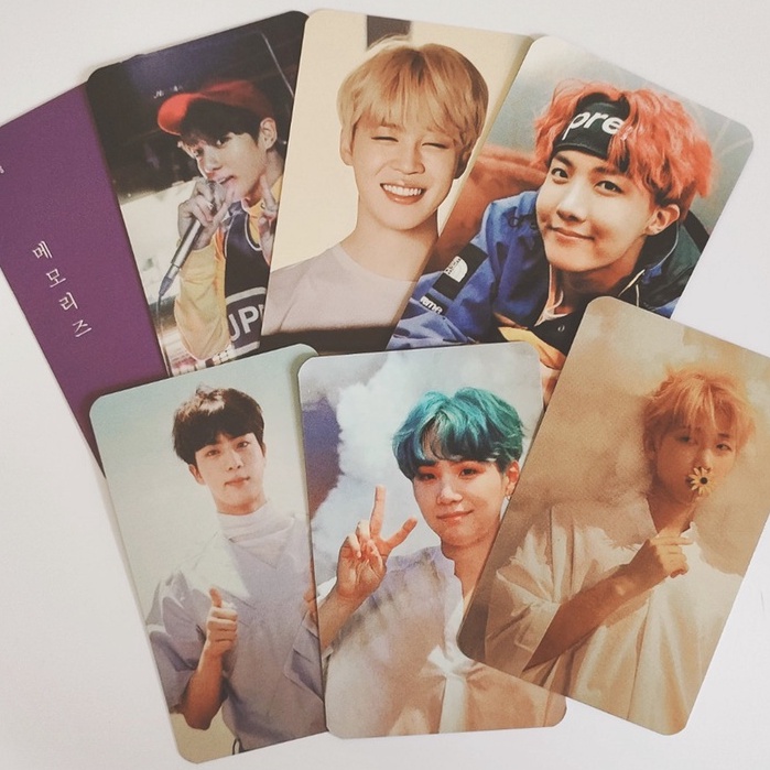 Bộ 7 card BTS ver TÍM 17 thích hợp để tặng, làm event, ...