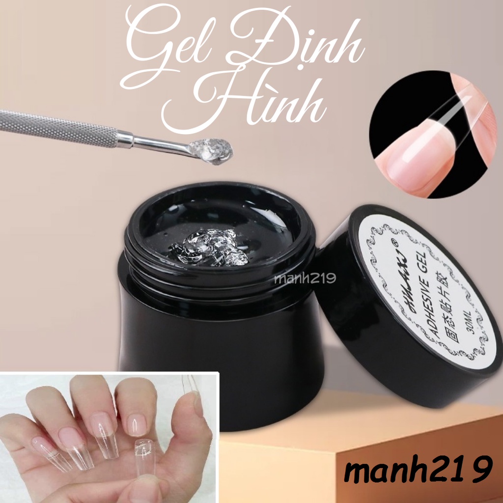 Gel định hình,gel đa năng dán móng, úp móng gel khô Huaxi