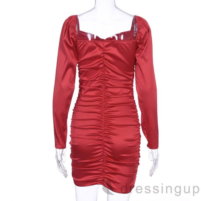 Đầm Body Trễ Vai Tay Dài Thiết Kế Thanh Lịch Cho Nữ | BigBuy360 - bigbuy360.vn