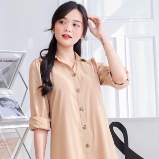 Đầm AMANDA - Đầm sơ mi có thắt eo
