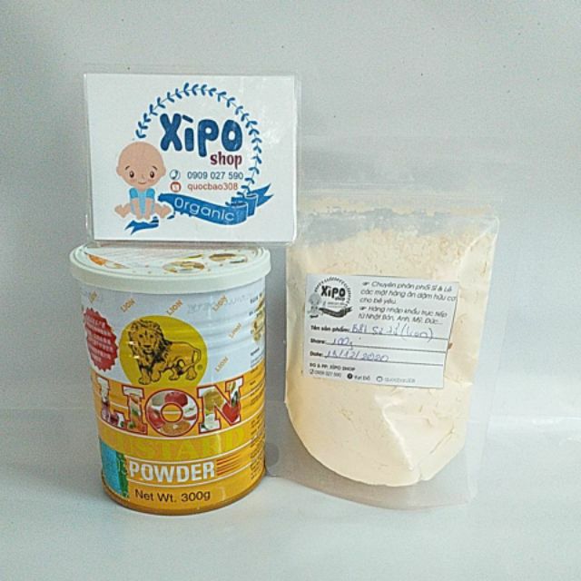 100g Bột Sư Tử Lion Custar / Bột Trứng Sữa