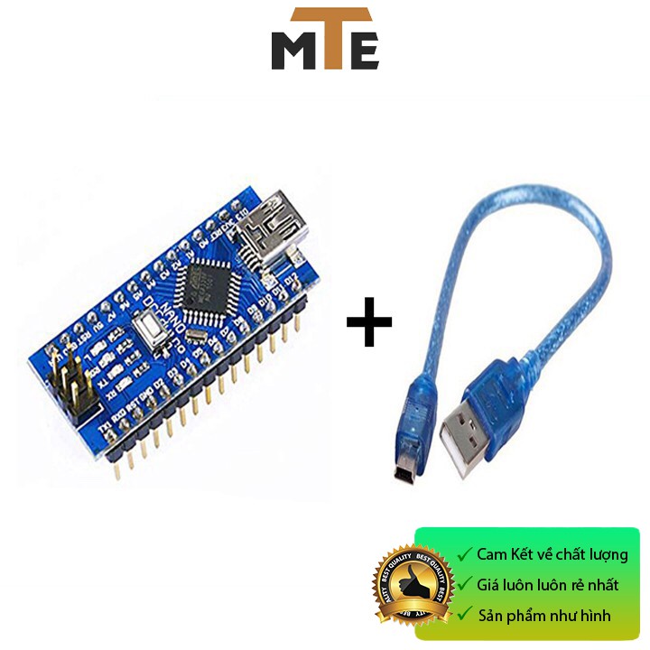 Module arduino NANO V3.0 Atmega328P CH340 (board phát triển) Kèm cáp