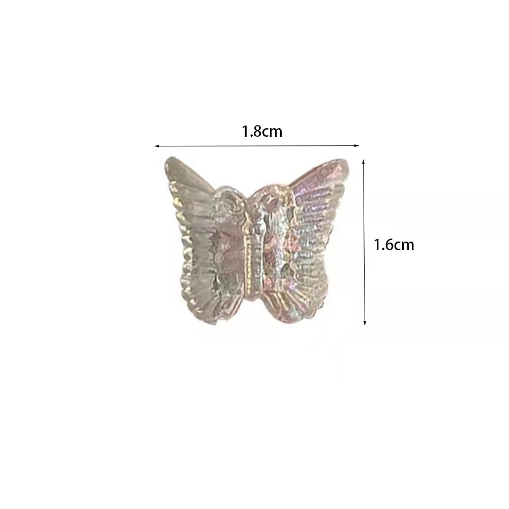 Set 5 Kẹp Tóc Càng Cua Nhỏ Trong Suốt Kiểu Thắt Bím Cho Nữ