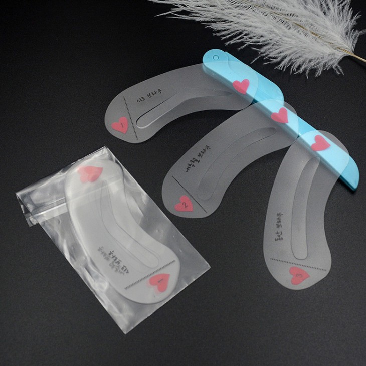 Set 3 khuôn kẻ lông mày định hình mày tự nhiên A8 - Sammi Beauty