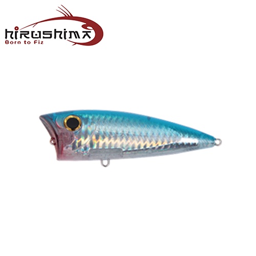 Mồi câu giả Hirushima Minnow Waterpop 10g chuyên lóc, ngựa, hoàng đế, cá măng, cá cháo