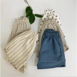 Quần Short Cotton + Linen Cho Bé