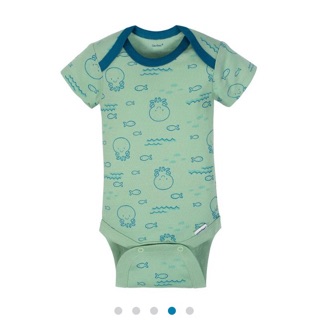 Set 4 bodysuist bé trai Gerber size 6-18m