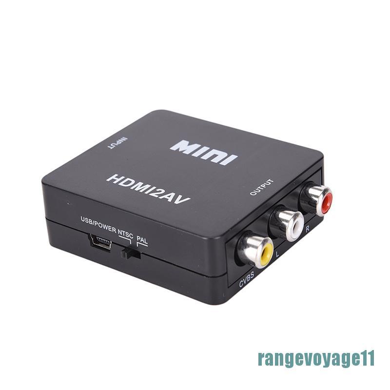 Đầu Chuyển Đổi Hdmi Sang RCA AV / CVBS HD 1080P Mini HDMI2AV Chuyên Dụng