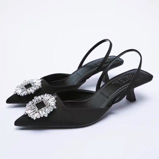 Guốc Zara đính đá - có sẵn