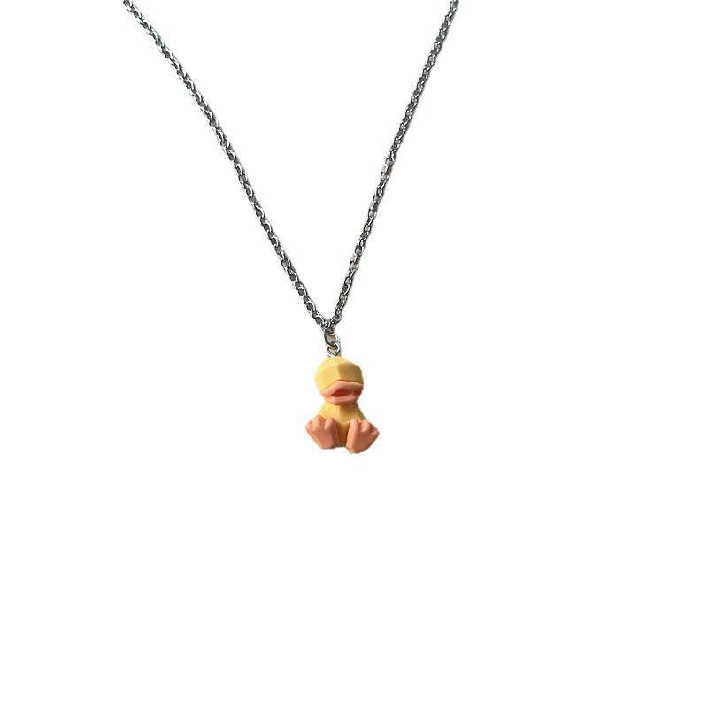 Dây chuyền nữ mặt dây chuyền động vật ba chiều Nhật Bản và Hàn Quốc, cặp đôi, bạn gái vòng cổ cô gái tuổi teen