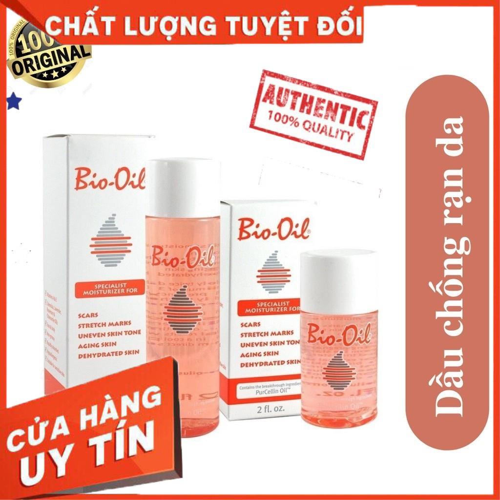 BIO OIL Tinh dầu chống rạn da,thâm nám do mang thai,da khô,mất nước 60ml/125ml (Pháp Auth)