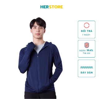 Áo chống nắng nam HER áo khoác nắng thông hơi bigsize dưới 85 kg - mã A04