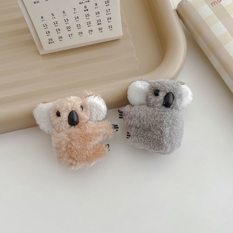Kẹp Tóc Hình Gấu koala Bằng Lông Nhung Dễ Thương Xinh Xắn