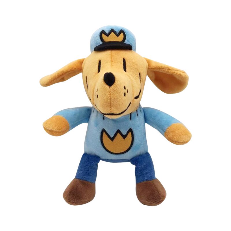 25cm New Dog Man Plush Toy Doll Soft Stuffed Gift For Kids Comics Character Cartoon