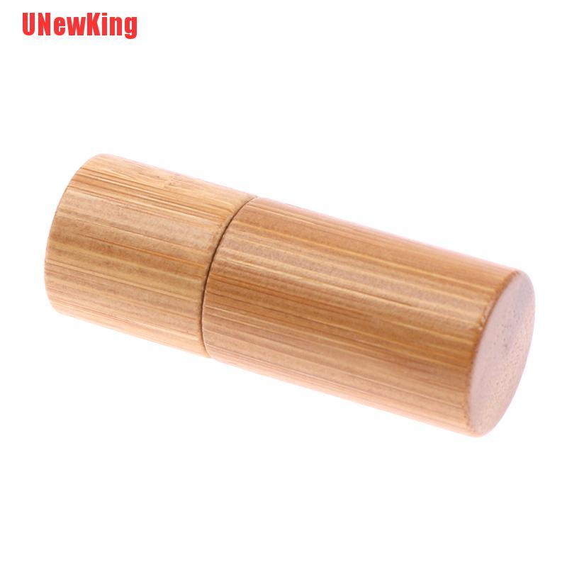 Bình Đựng Dầu Thơm Bằng Gỗ Tre Có Đầu Lăn Bằng Thép Không Gỉ