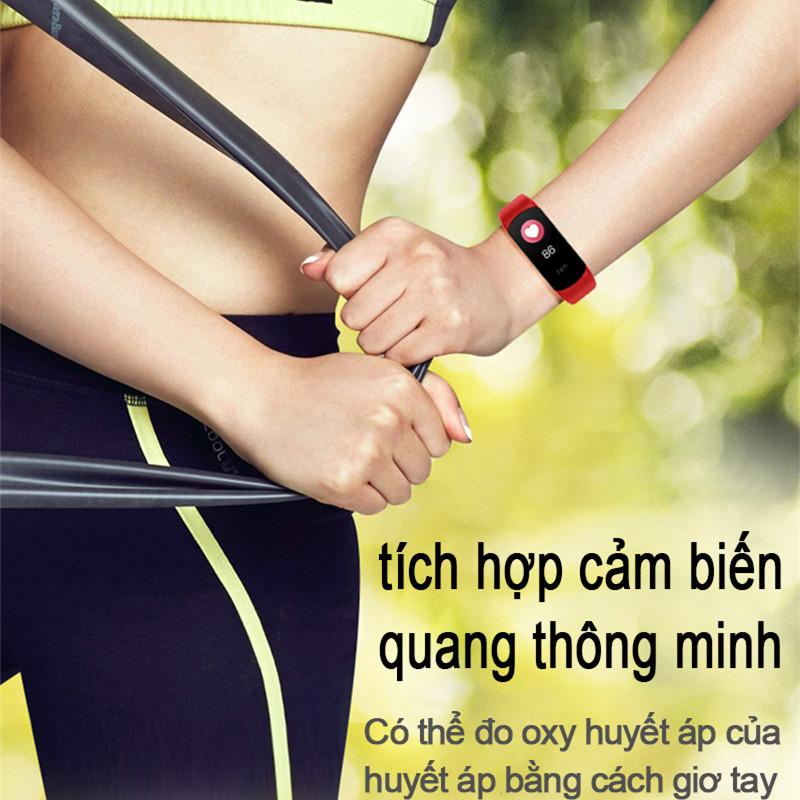 Đồng Hồ Thông Minh, Đồng Hồ Đo Sức Khỏe C6 Smart Band Thiết Kế Nhỏ Gọn Thông Minh, Nhịp Tim, Đo Huyết Áp, Xem Giờ [SHC6]