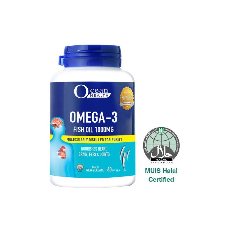 [SALE RẺ]DẦU CÁ #OMEGA 3 1000MG OCEAN #HEALTH CHO #BÉ VÀ CẢ GIA ĐÌNH-TINH KHIẾT TỪ DẦU CÁ BIỂN NEWZEALAND