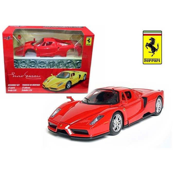 MAISTO Mô hình lắp ráp xe FERRARI ENZO RED tỉ lệ 1:24