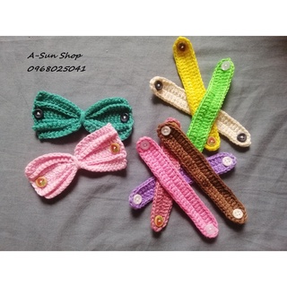 Tai giả đeo khẩu trang handmade- Tai giả đeo khẩu trang bằng len