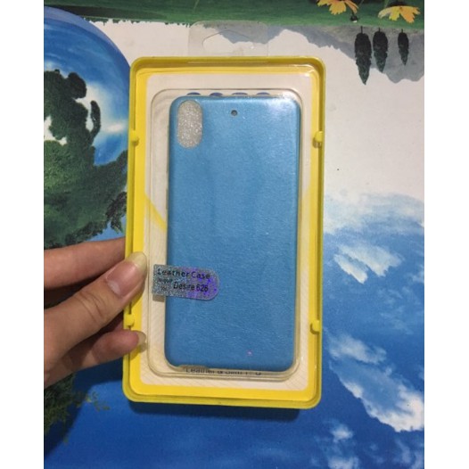 Ốp silicon lưng da sắc màu cho HTC 626