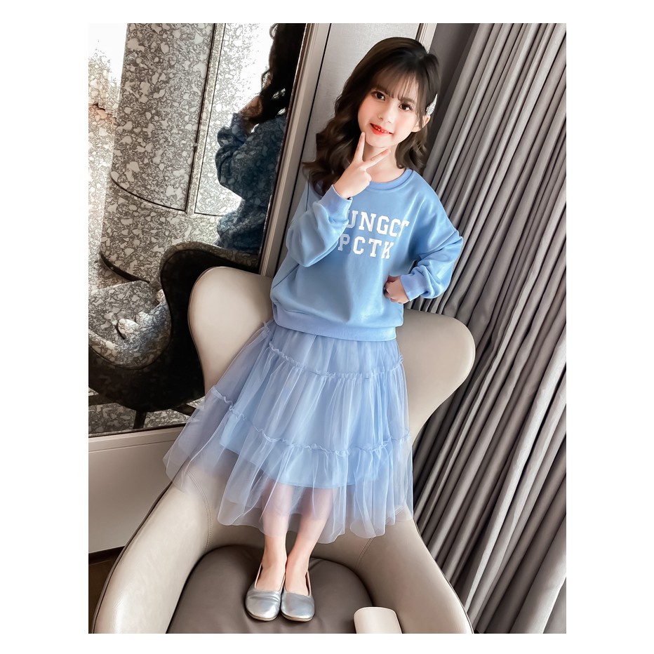 Đầm Công Chúa Xinh Xắn Cho Bé Gái 3-12 tuổi☑️ thời trang size đại 25kg, 30kg, 35kg 40kg