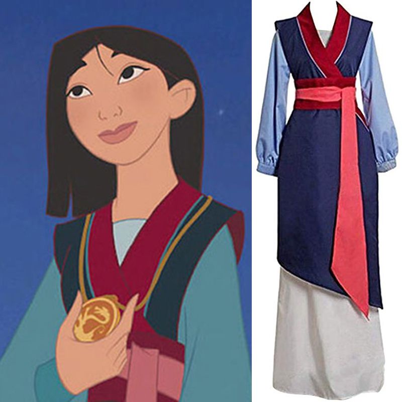 Bộ Kimono Hóa Trang Nhân Vật Mulan Cho Người Lớn Và Trẻ Em