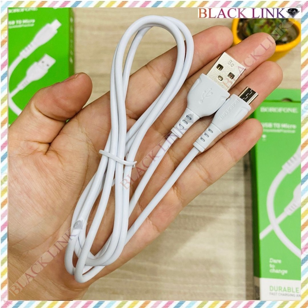 Dây Cáp Sạc BOROFONE BX51 TypeC - Micro USB - Dây Cáp Sạc Nhanh Pin Dự Phòng Tai Nghe Bluetooth Không Dây I12 Điện Thoại